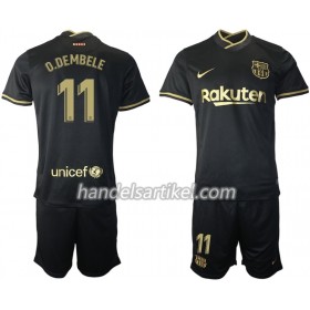 FC Barcelona Ousmane Dembele 11 Kinder Auswärts Trikotsatz 2020/21 Kurzarm (+ Kurze Hosen)